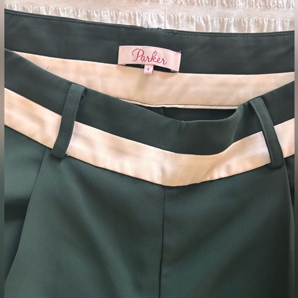 Parker Green Pants with Cream Accent - Picture 6 of 9